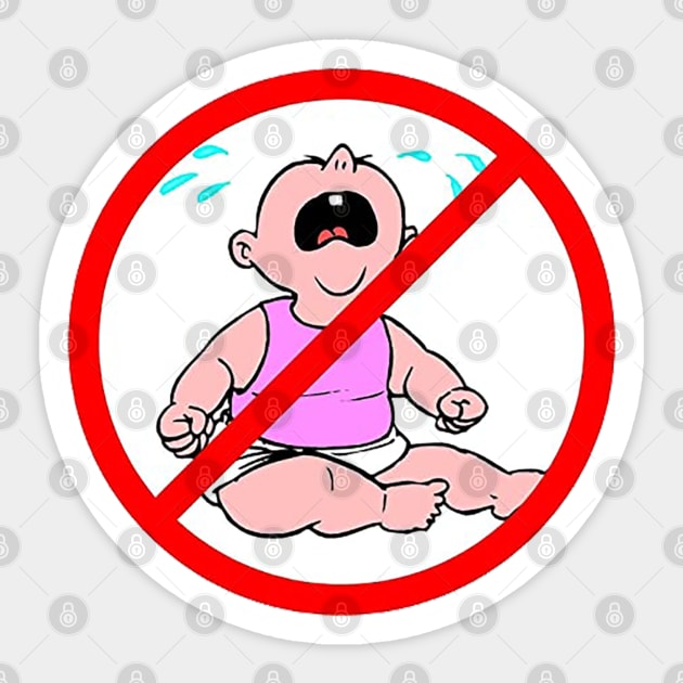 No Cry Babies Sticker by  The best hard hat stickers 